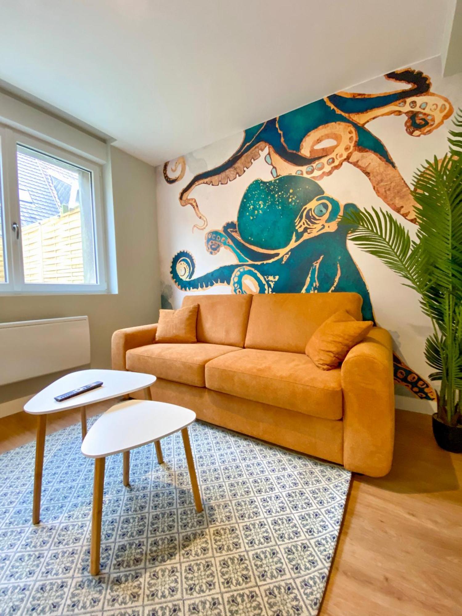 L'Octopus - Appartement 2 Adultes 2 Enfants Jardin, Proche Centre Et Plage Le Portel Zewnętrze zdjęcie